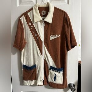Tombolo Scuba Cabana x Hotel Magique Limited Edition Shirt Size:M Terry Cloth